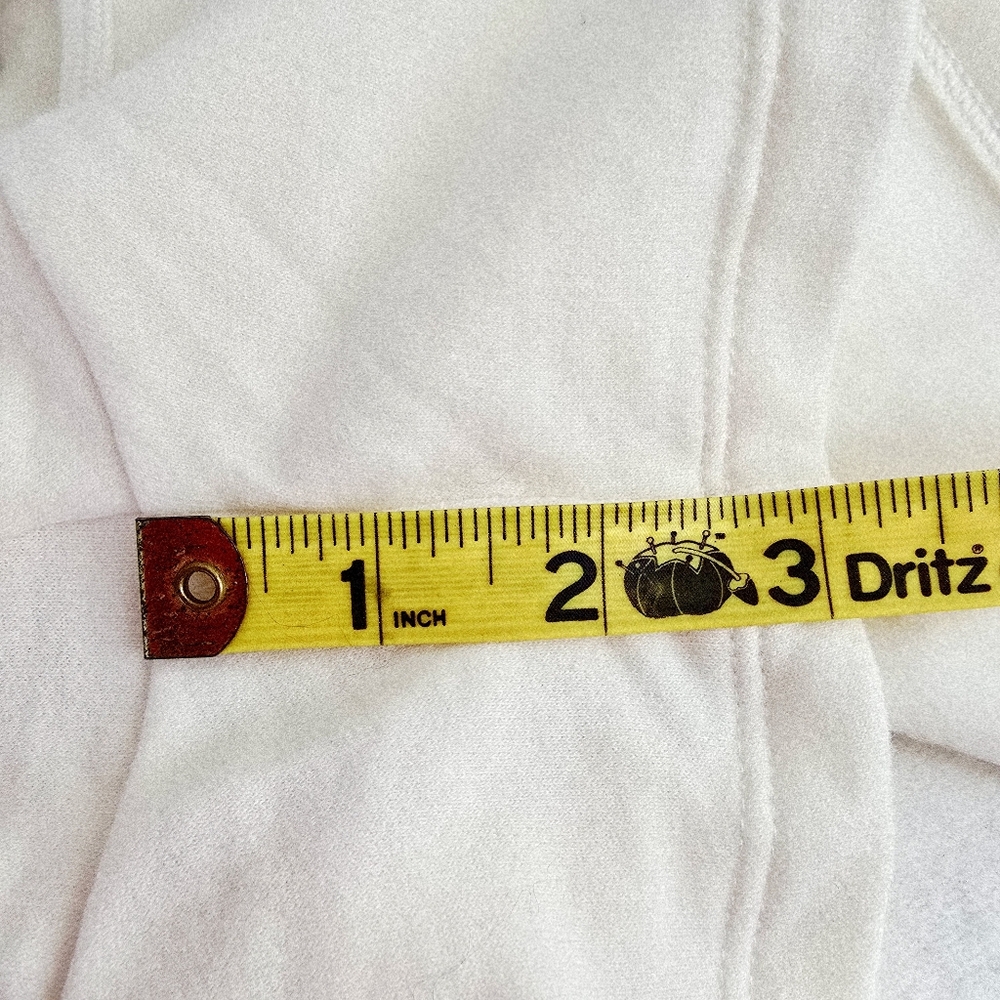 NWT Auden White Fleece Stretch Athletic Shorts Size XXL Elastic Drawstring - Picture 7 of 10